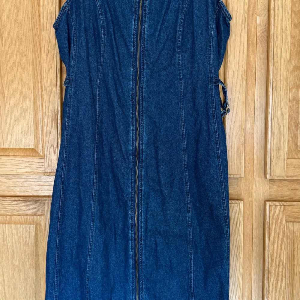Chic Denim Midi Dress
